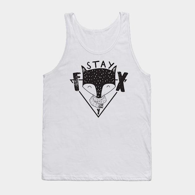 Stay Foxy Tank Top by andrewcreative